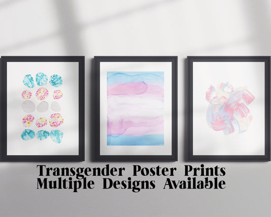 Transgender Abstract Poster Print