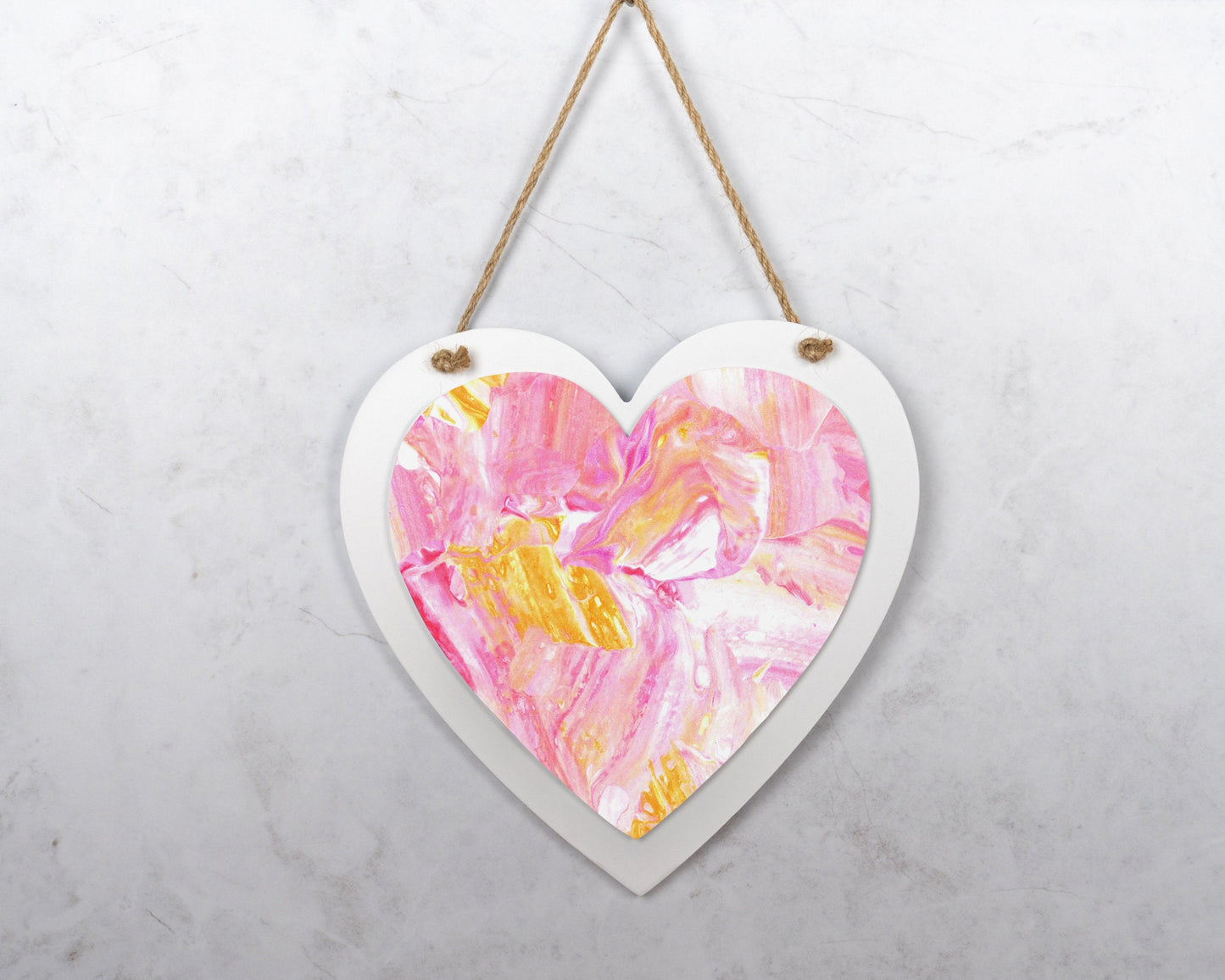 Pride Heart Hanging Sign - Multiple Designs Available