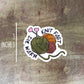Knit Fast Die Warm Sticker