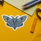 Death's Head Moth Sticker